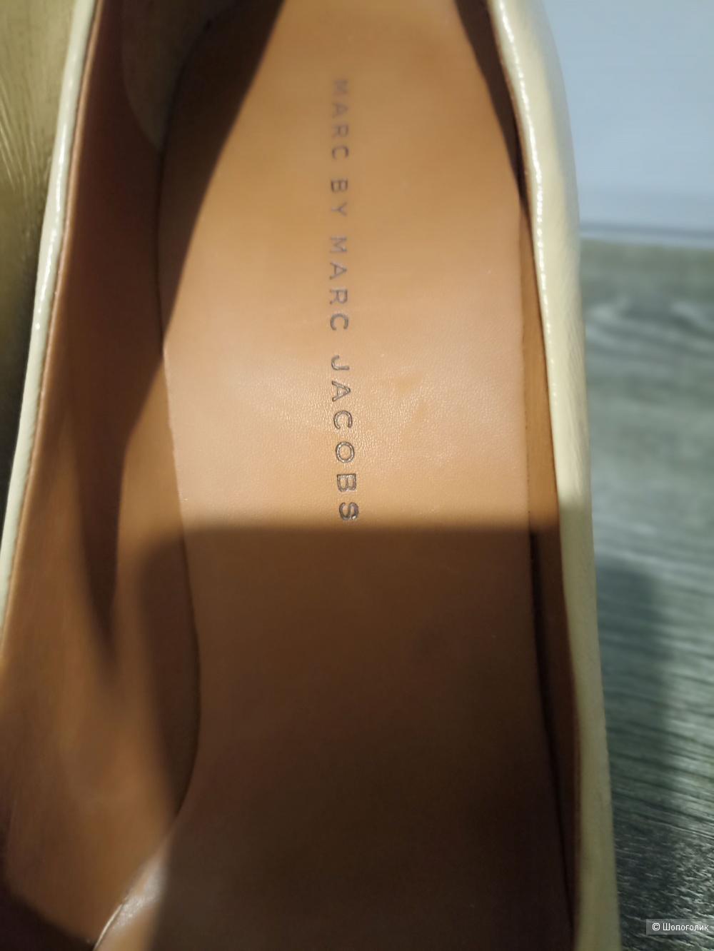 Marc by Marc Jacobs туфли бежевые р 39