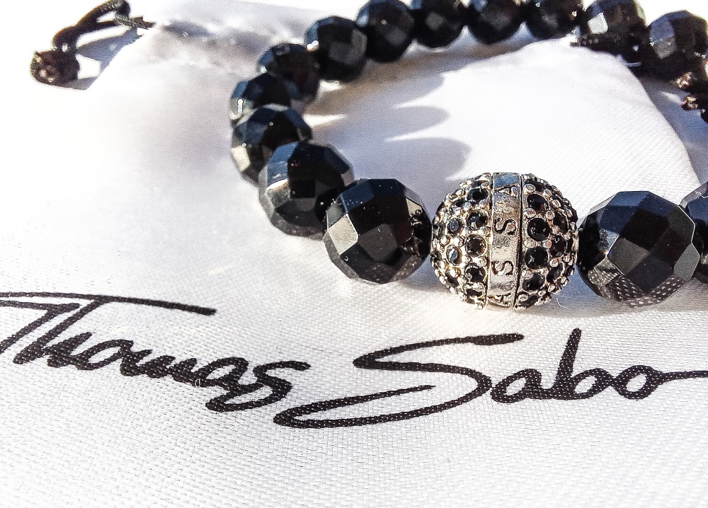 Thomas Sabo браслет с бусиной-серебро