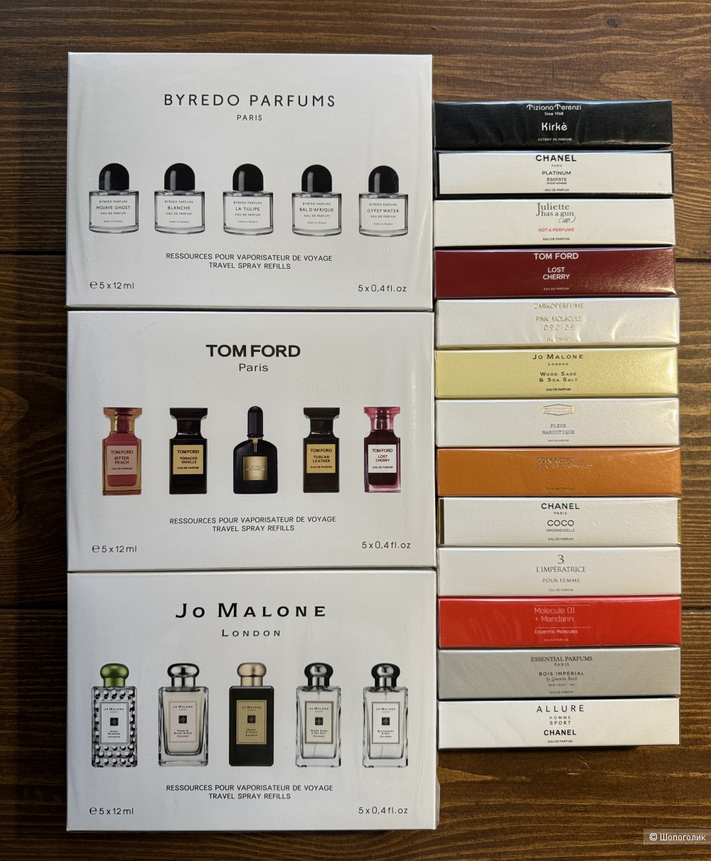 Туалетная вода парфюм Jo malone, tom ford, byredo, molecule, one size