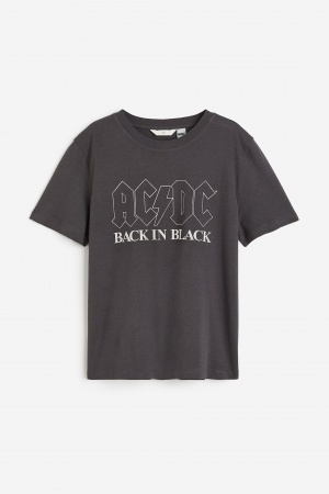 Футболка AC/DC H&M (EUR L, RUS 46-48)