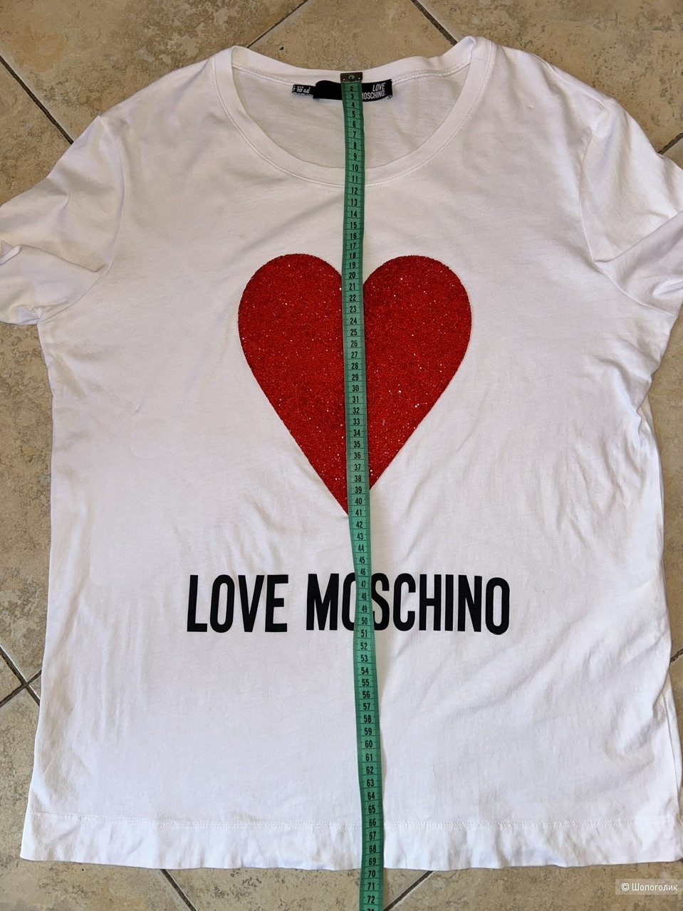 Футболка LOVE MOSCHINO, размер IT46