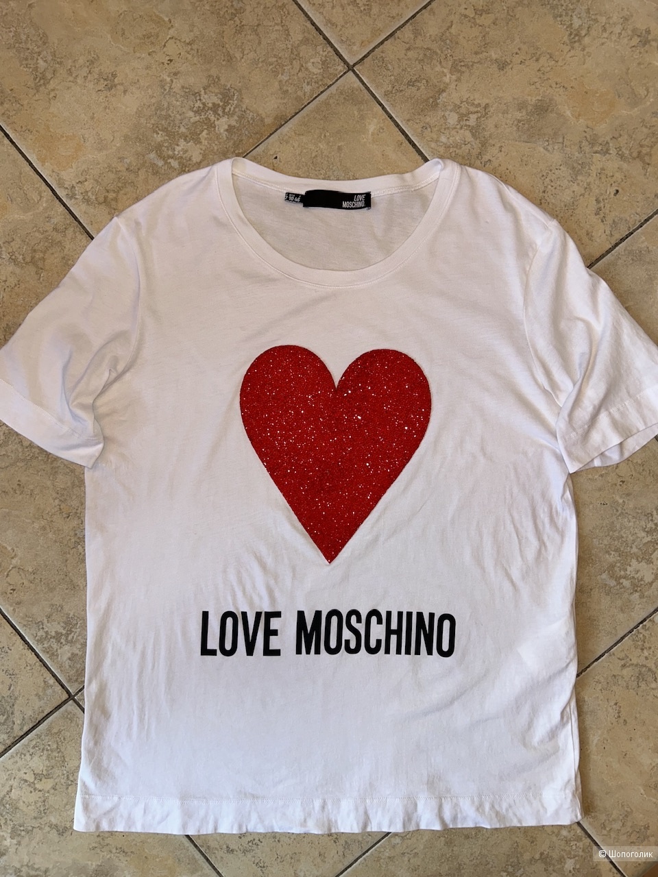 Футболка LOVE MOSCHINO, размер IT46