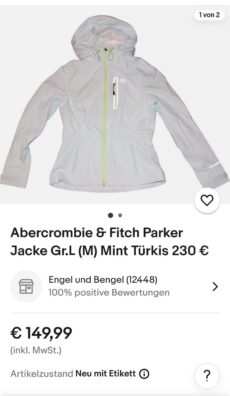 Куртка Abercrombie & Fitch p.S(42)