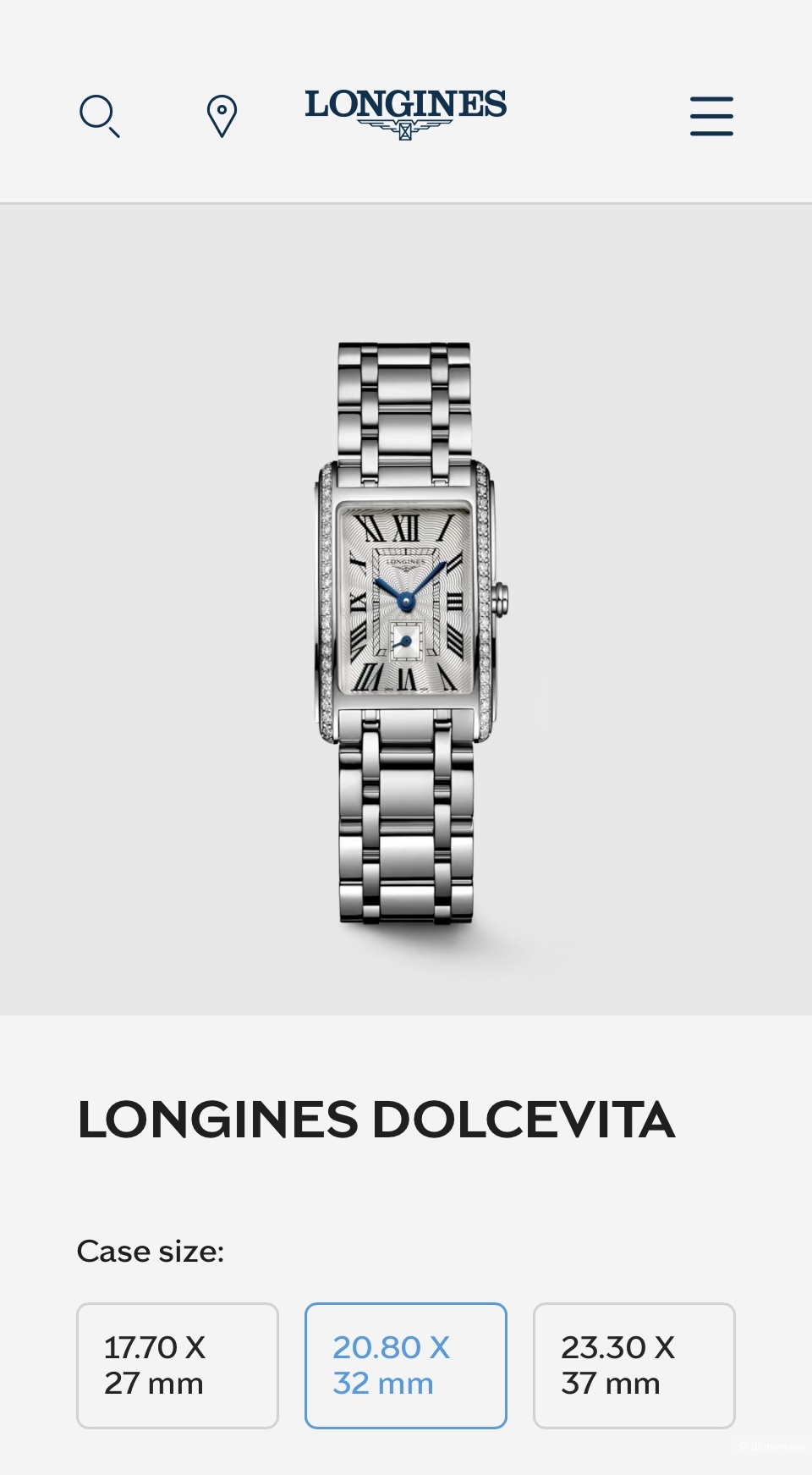 Часы Longines, модель DolceVita