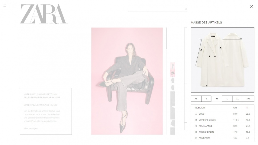 Пальто Zara Premium , размер М/L