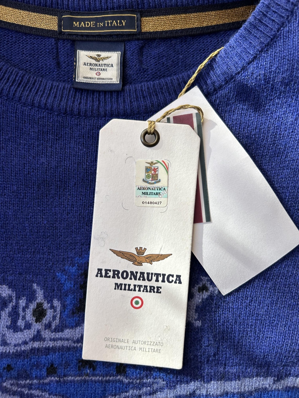 Свитер Aeronautica Militare. IT L (44/46 RU)