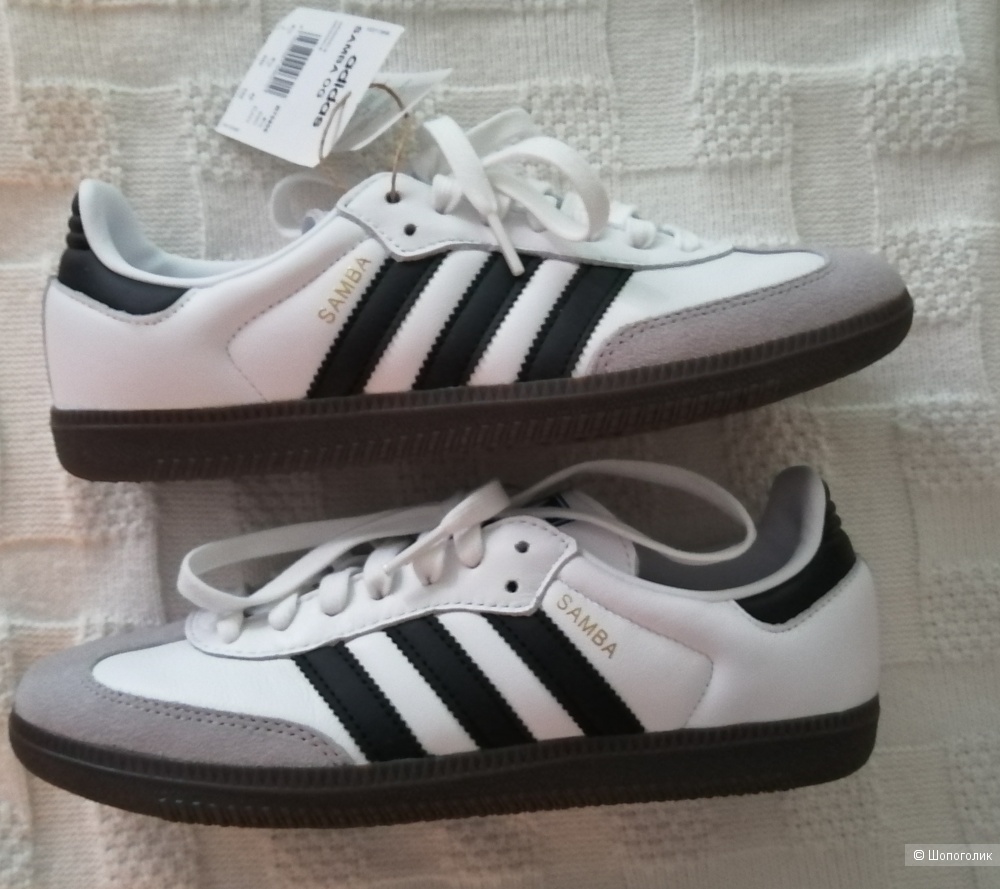 Кеды Adidas Samba OG, размер 6,5 UK/7US на 39 росс.