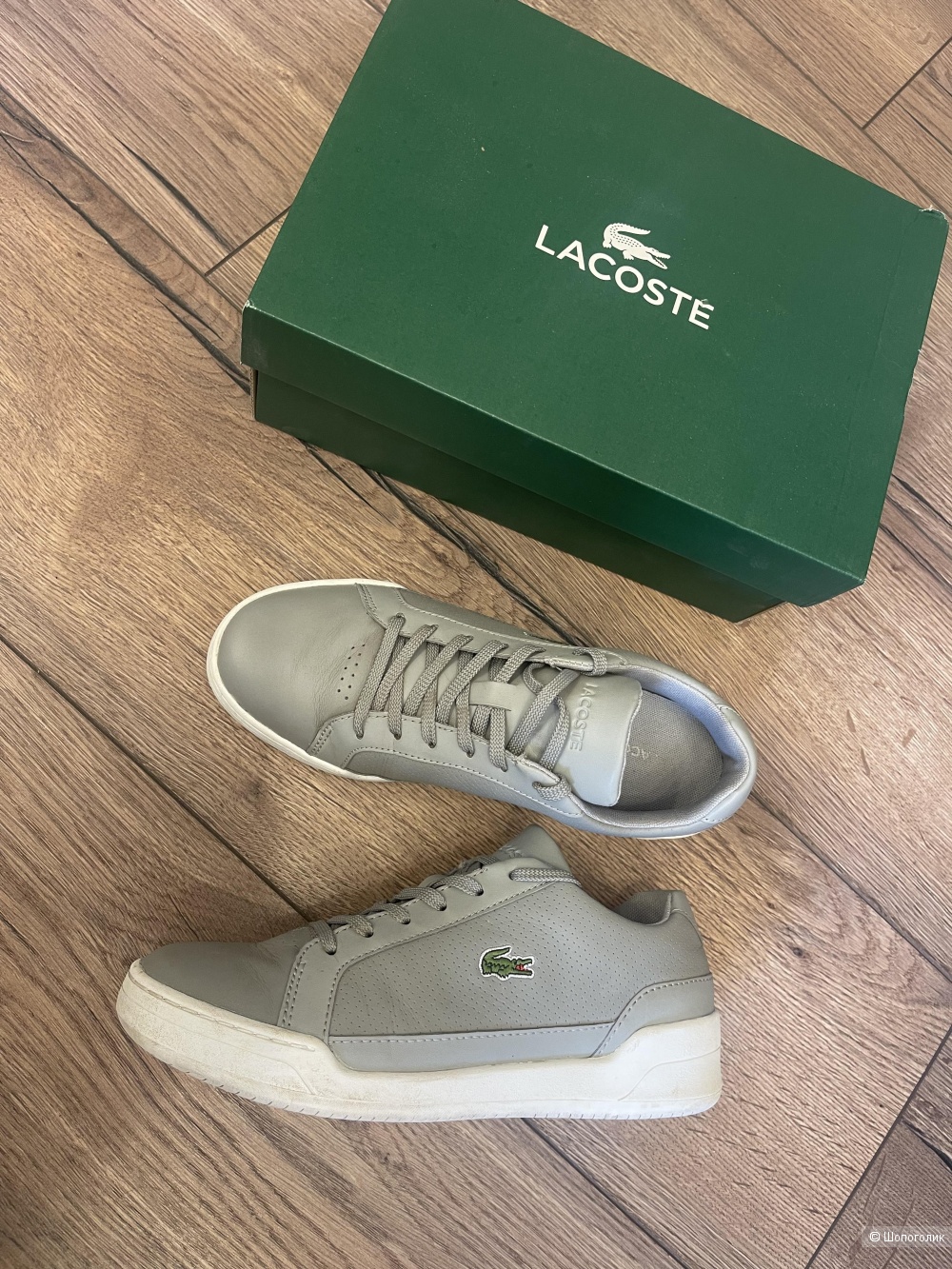 Кожаные кеды Lacoste 4uk, 37eur