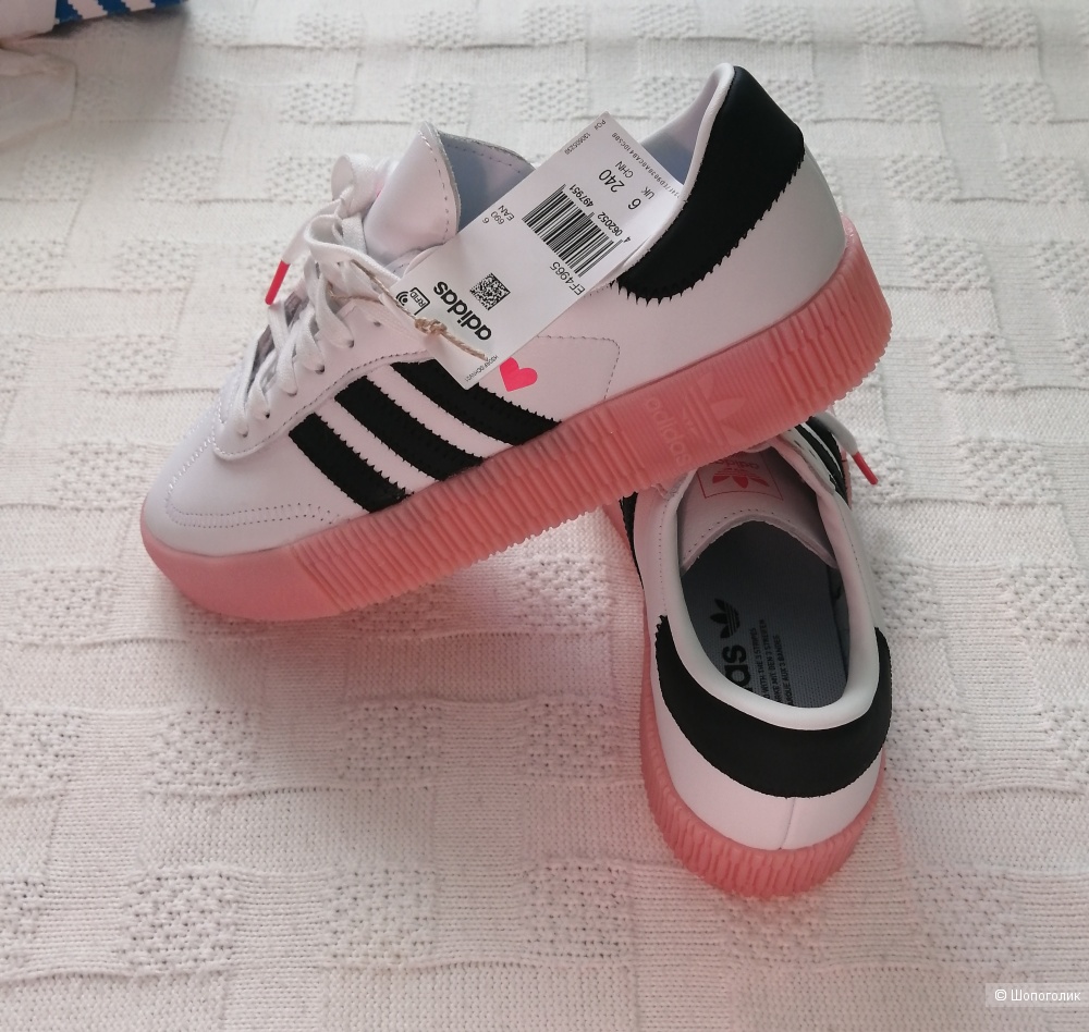 Кеды Adidas Sambarose Valentine, размер 6 UK