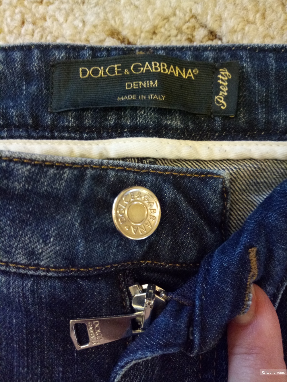 Джинсы DOLCE GABBANA, размер 46-48 рос