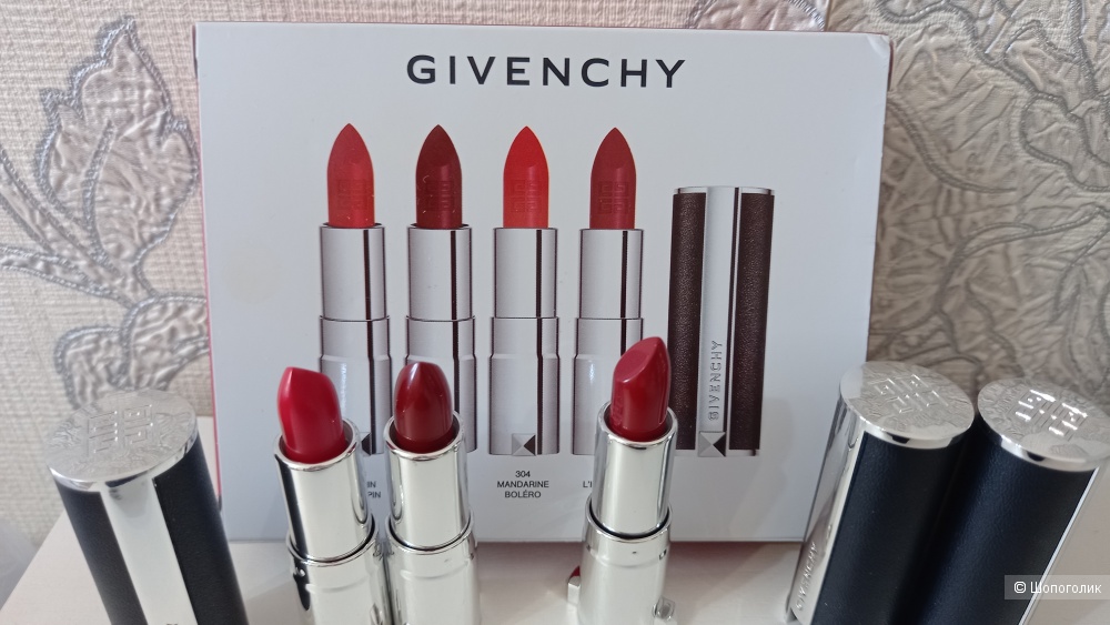 Givenchy Le Rouge Mini Quatuor Set  Набор из 3 помад для губ по 1,5г.