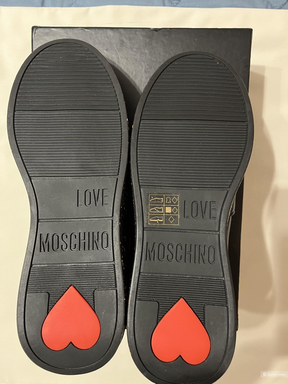 Слипоны Love Moschino, женские 39/40