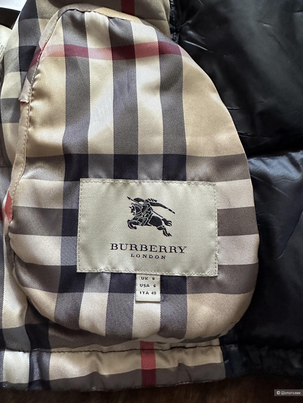 Пуховик Burberry 42 рос