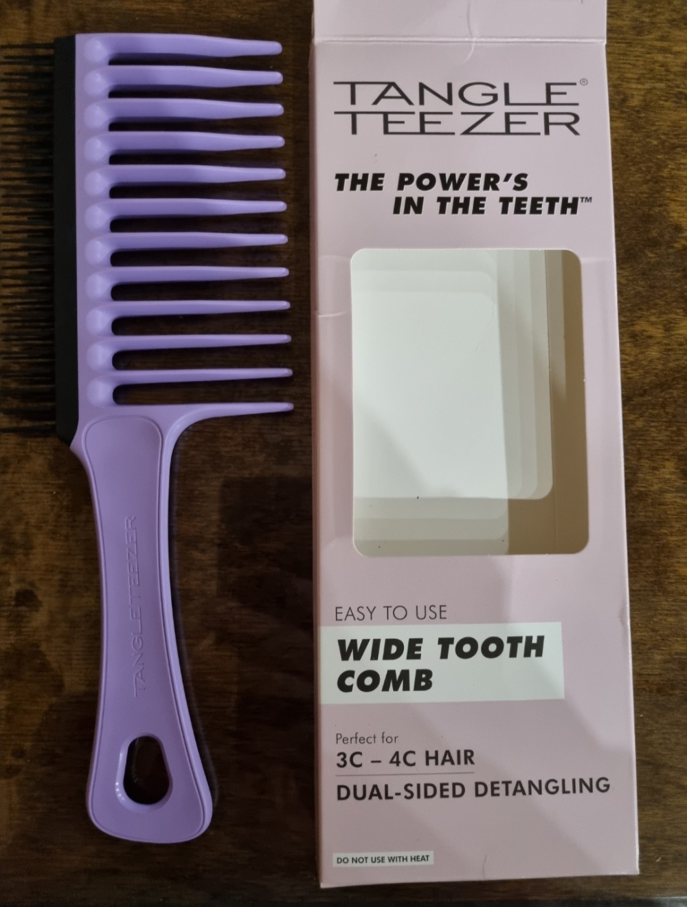 Tangle Teezer Wide Tooth Comb Purple Passion