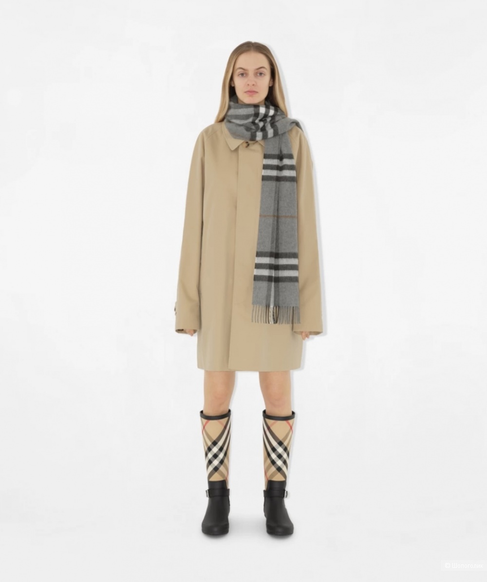 Сет 3 шт джемпер кашемир и 2 шарфа под Burberry, one size
