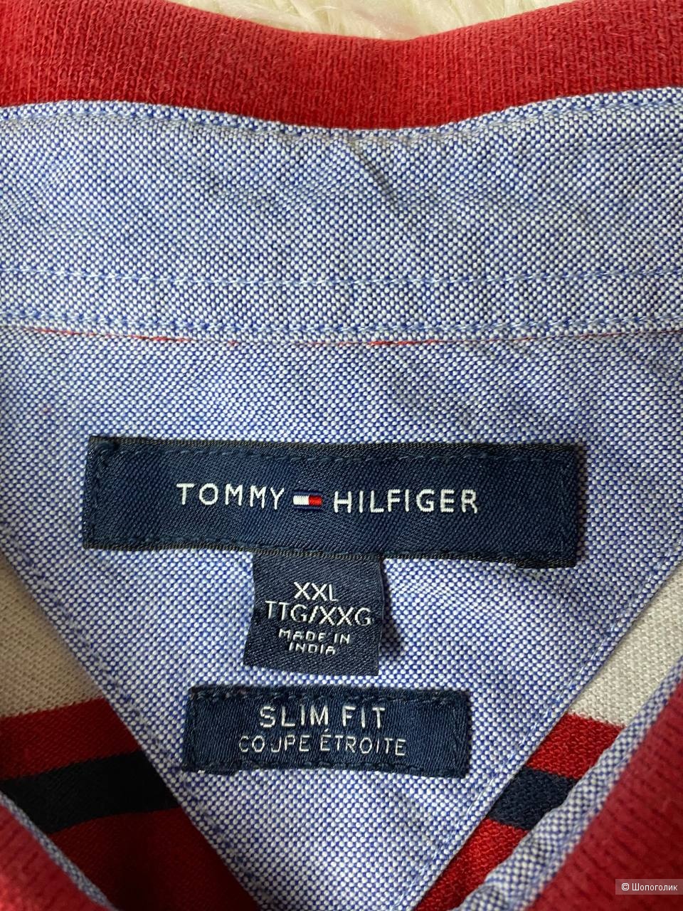 Поло в полоску Tommy Hilfiger, размер: XXL