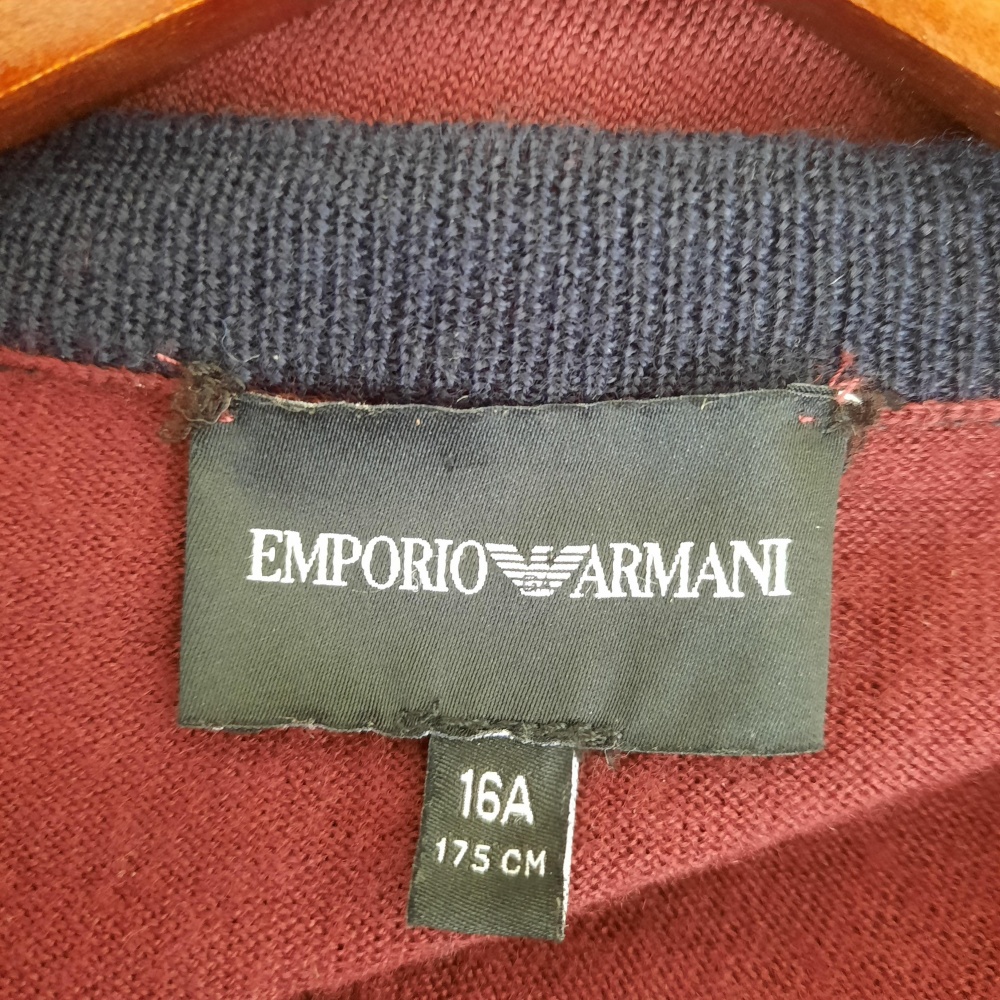 Джемпер(пуловер) Emporio Armani , р.44