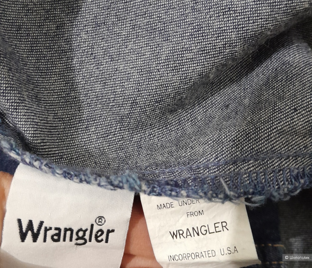 Платье джинсовое сафари от бренда wrangler 44/46