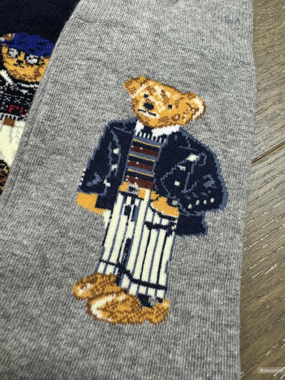 Носки мужские сет 2 пары под Ralph lauren polo bear, one size