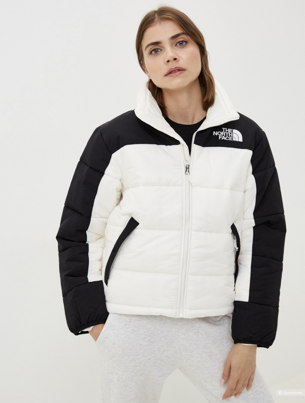 The north face пуховик L