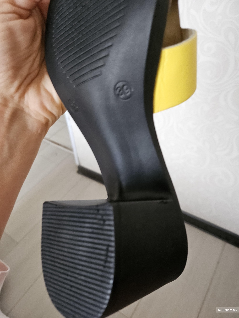 Шлепанцы-сабо новые в стиле HERMES ORAN SANDAL, 39