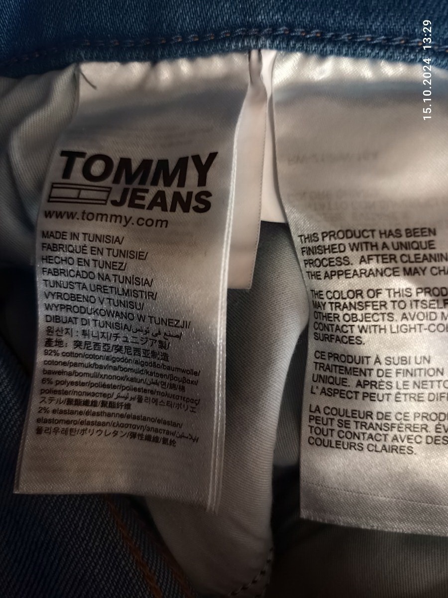 Джинсы  Tommy Jeans HILFIGER, размер 33/32