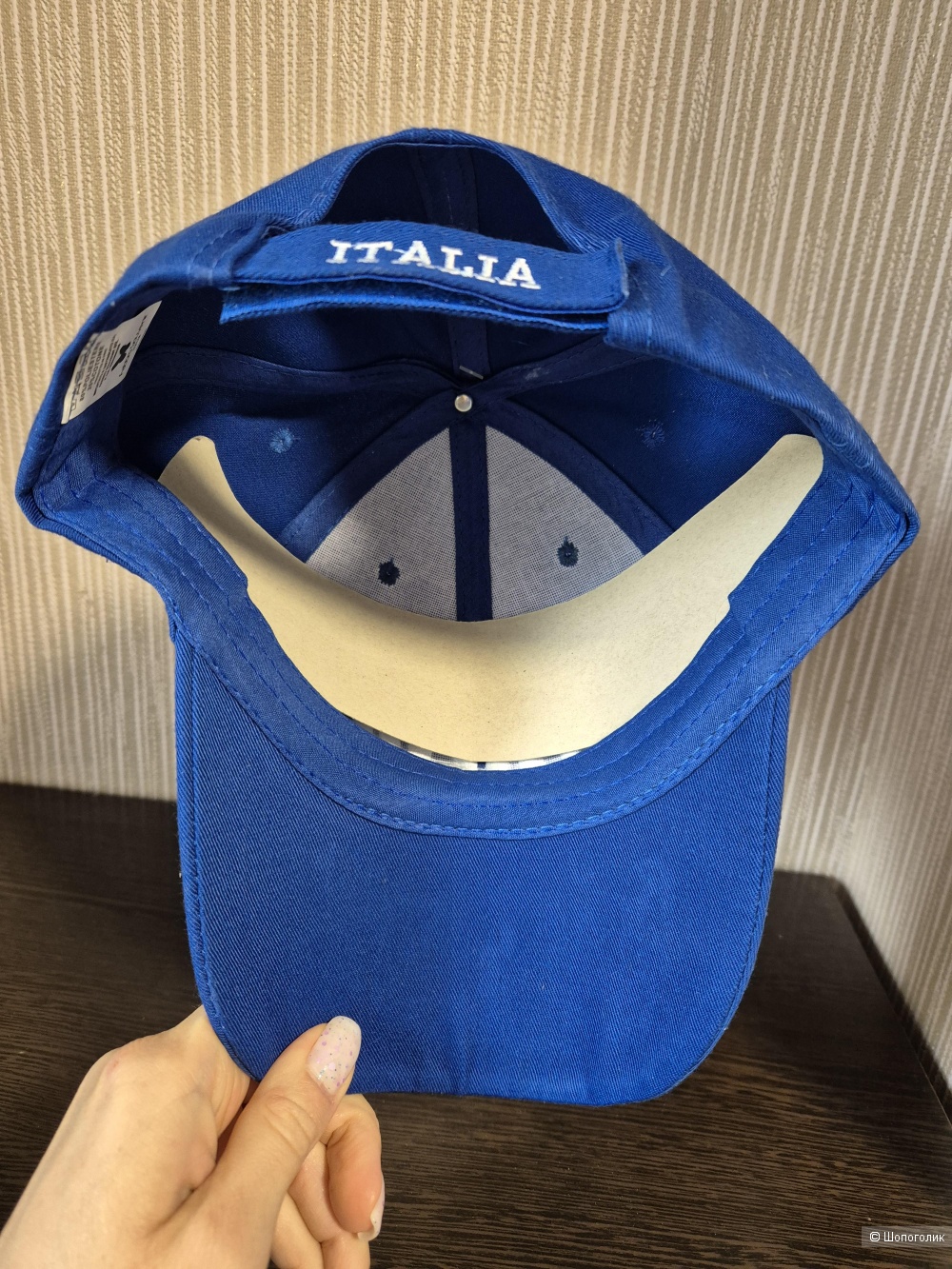 Бейсболка принт Italia, one size