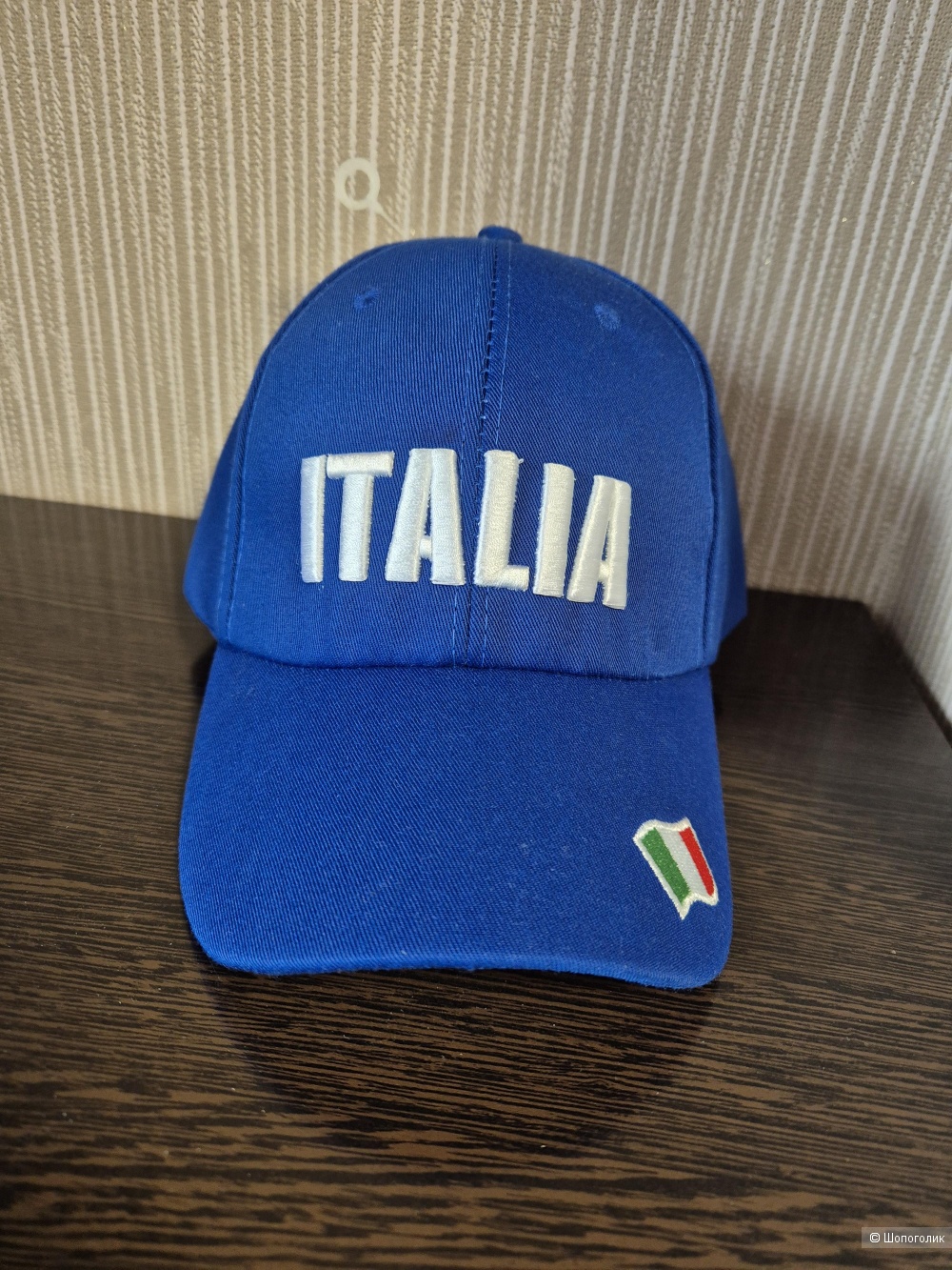 Бейсболка принт Italia, one size