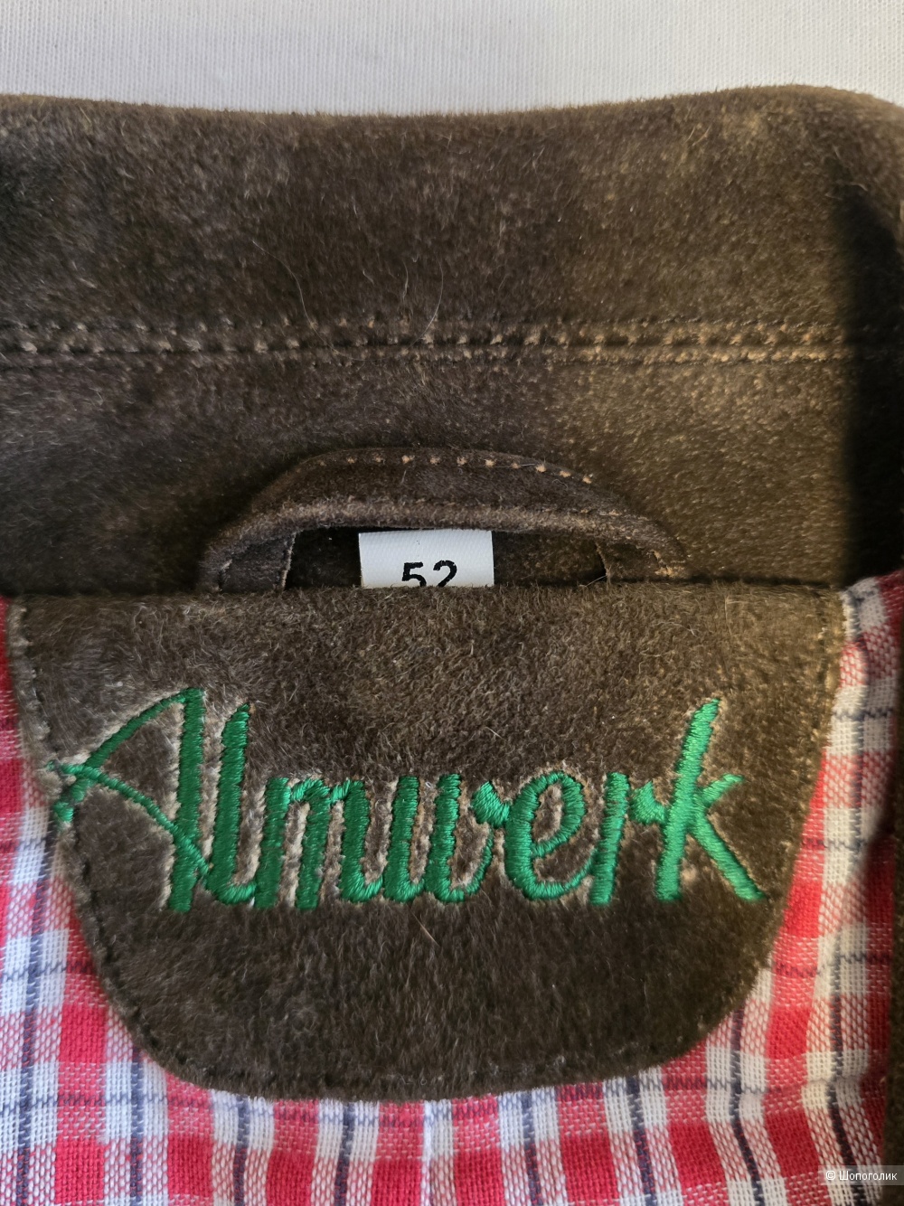 Жилетка кожаная мужская Almwerk р.52