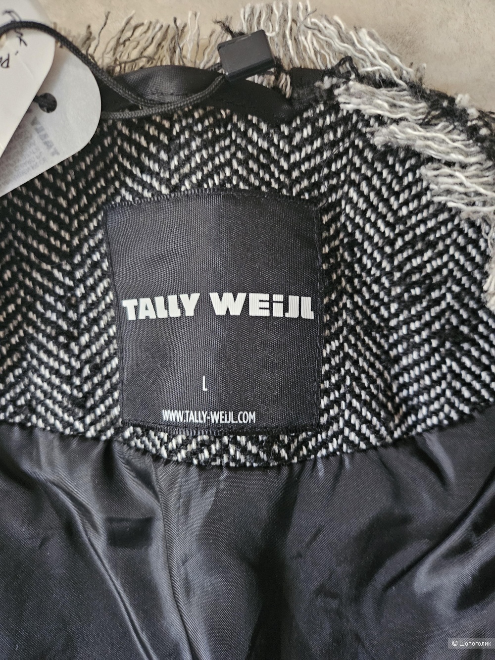 Твидовый жакет, оригинал, Tally Weijl, 46-48