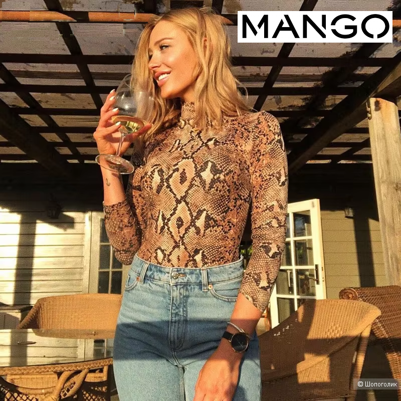 Лонгслив водолазка Mango р.44-46