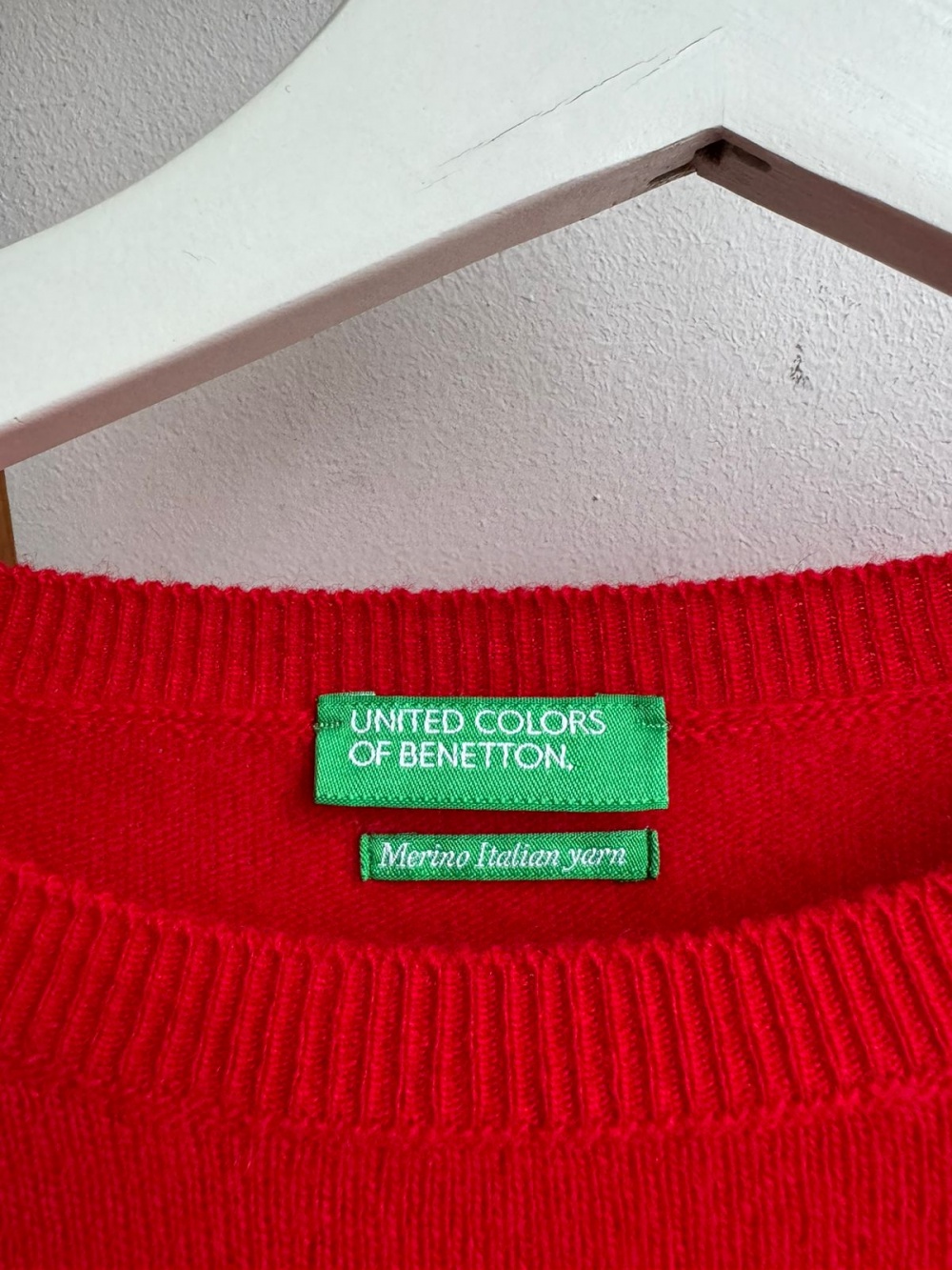 Шерстяной свитер Benetton размер L