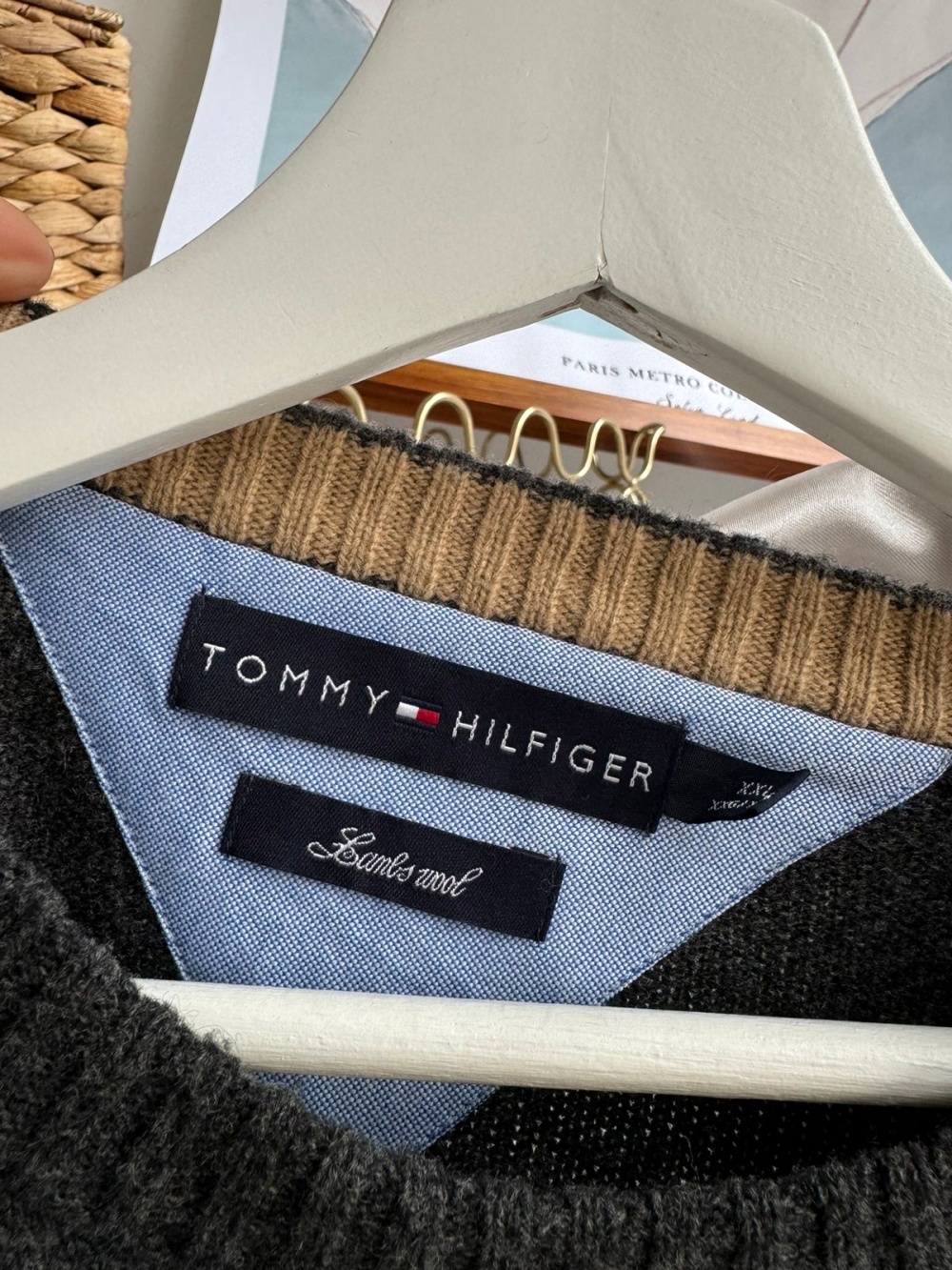 Шерстяной свитер Tommy Hilfiger размер XXL