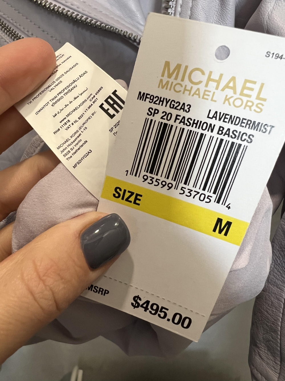 Кожаная куртка Michael Kors, p. M