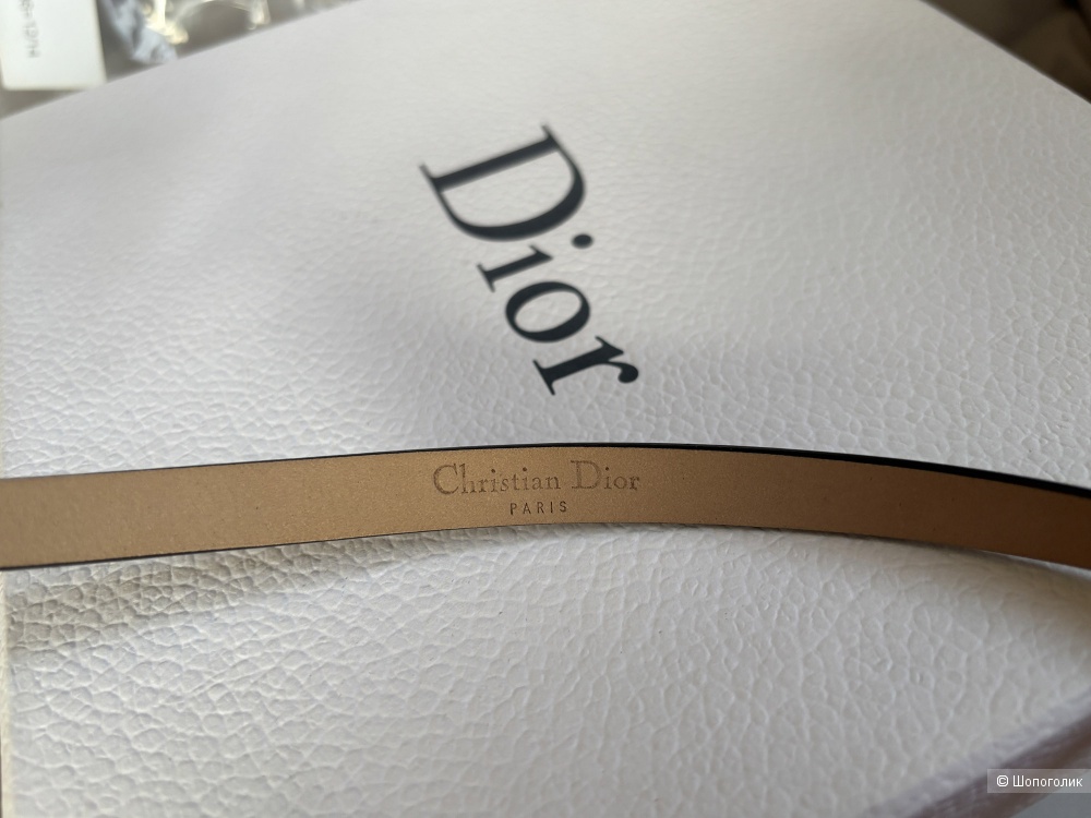 Лаковый ремень Christian Dior Paris M