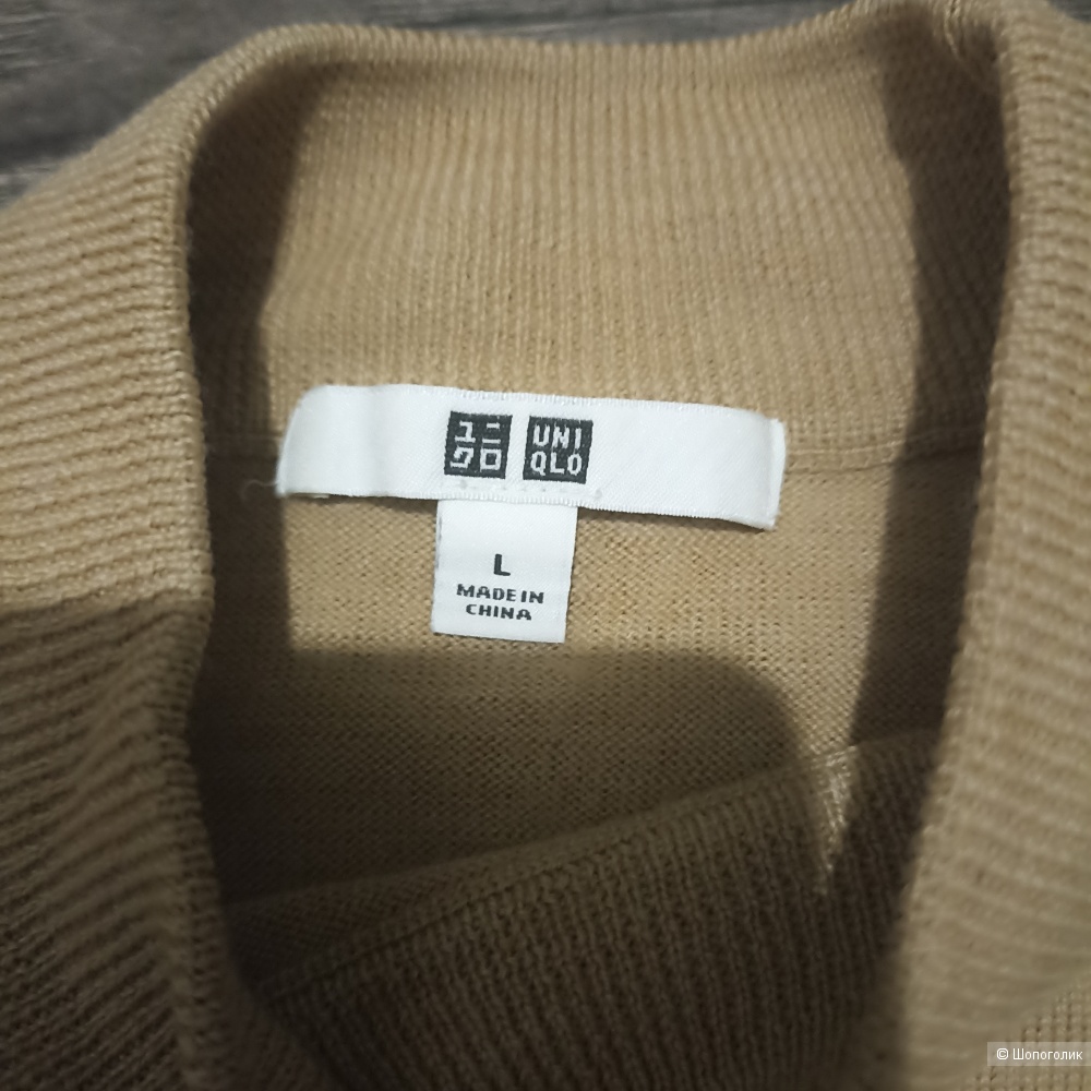 Uniqlo свитер/водолазка с горлом шерсть р M/L