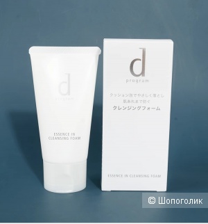 Пенка для умывания без добавок Shiseido d Program Essence In Cleansing Foam, 60 гр