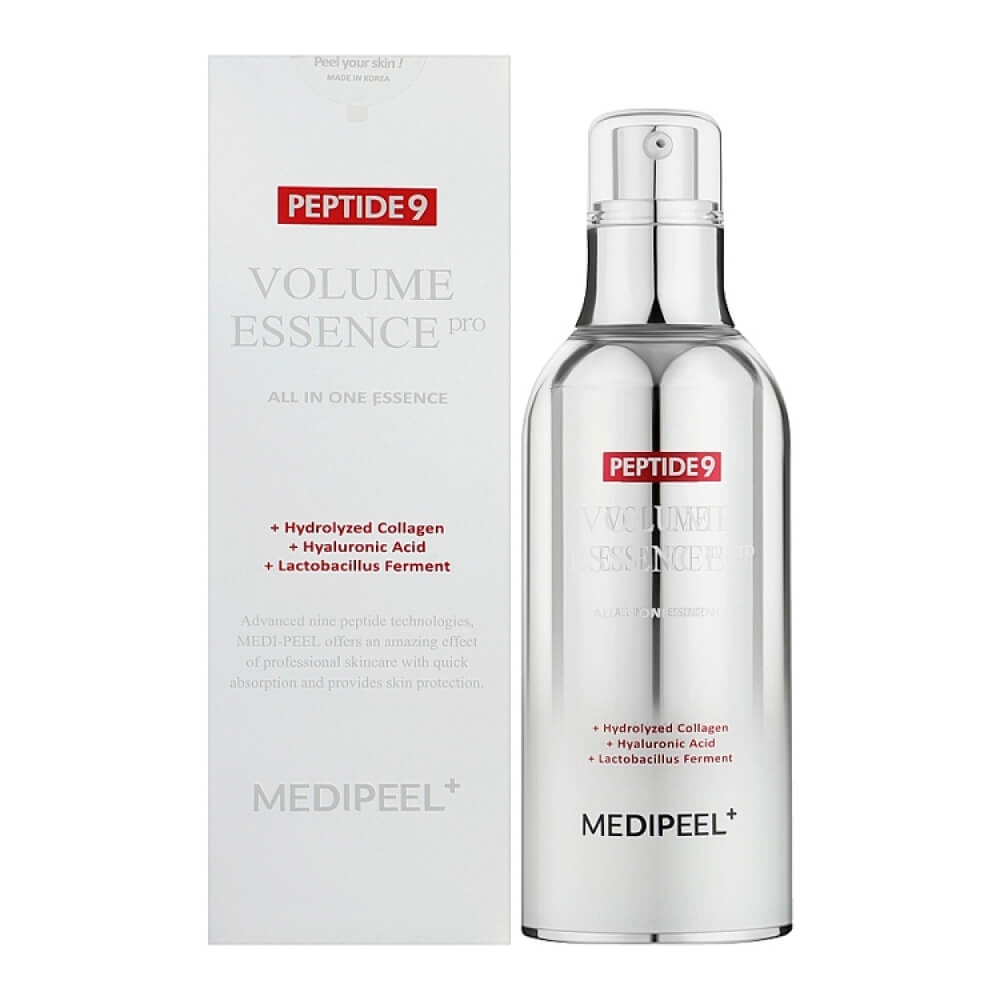 Кислородная эссенция для упругости кожи с пептидами MEDIPEEL Peptide 9 Volume All In One Essence PRO