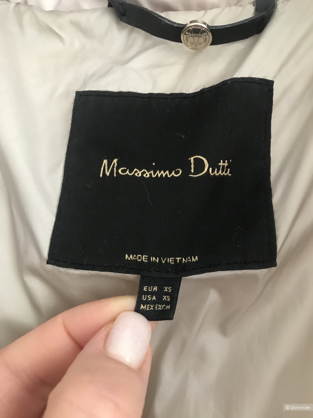 Пуховик .Massimo Dutti. Размер xs.