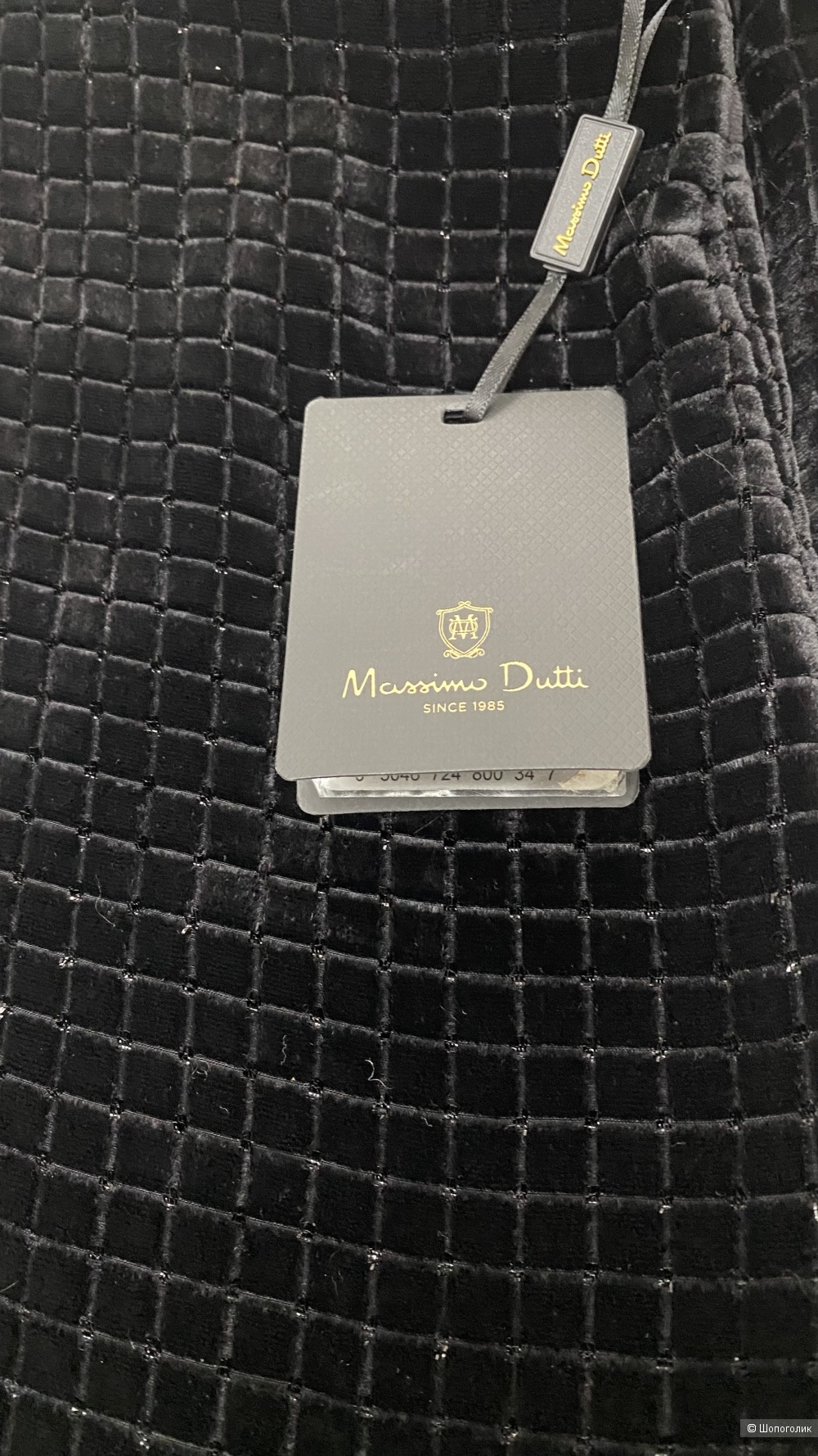 Бархатные брюки Massimo Dutti 34