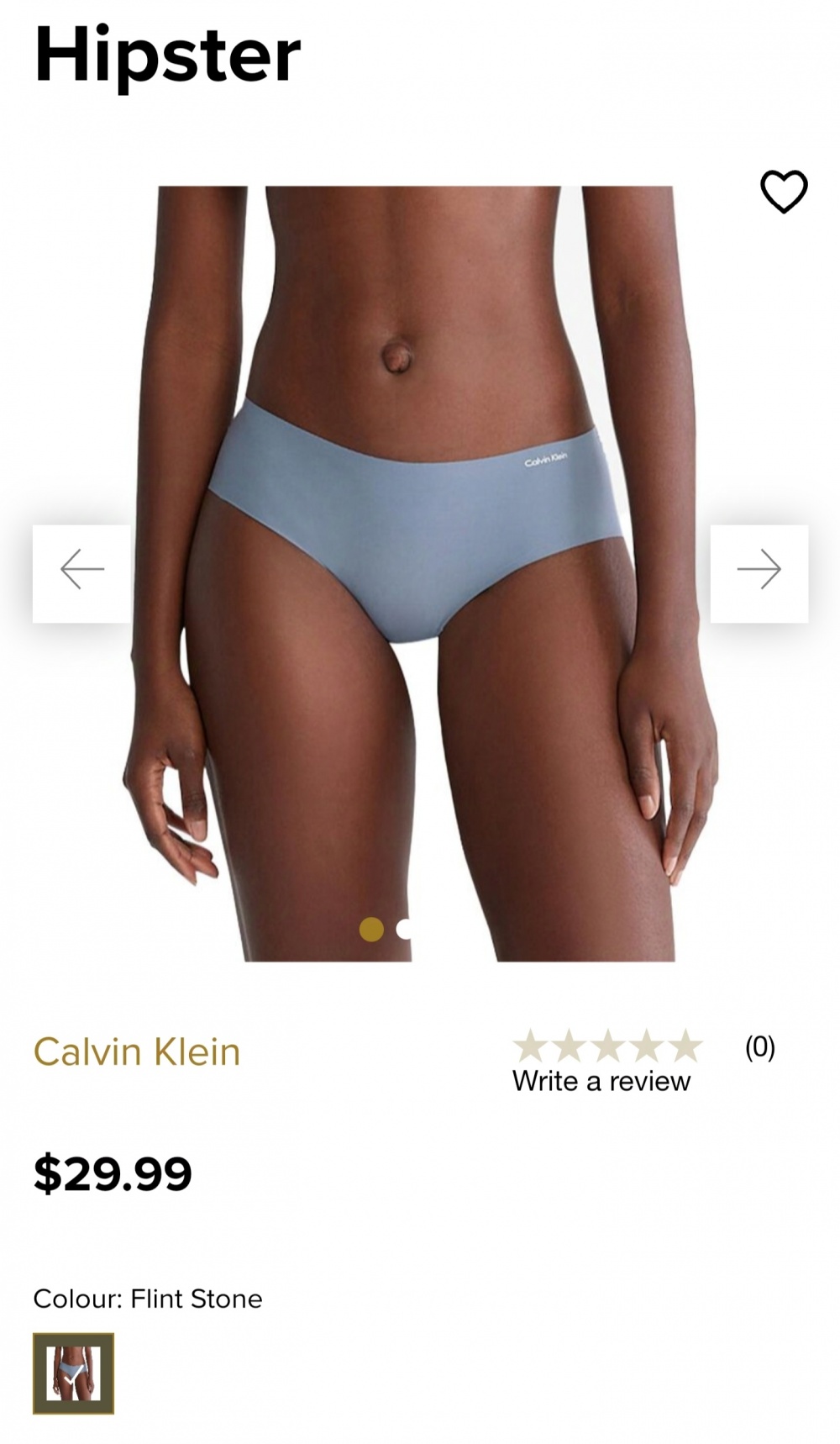 Трусы женские Calvin Klein L