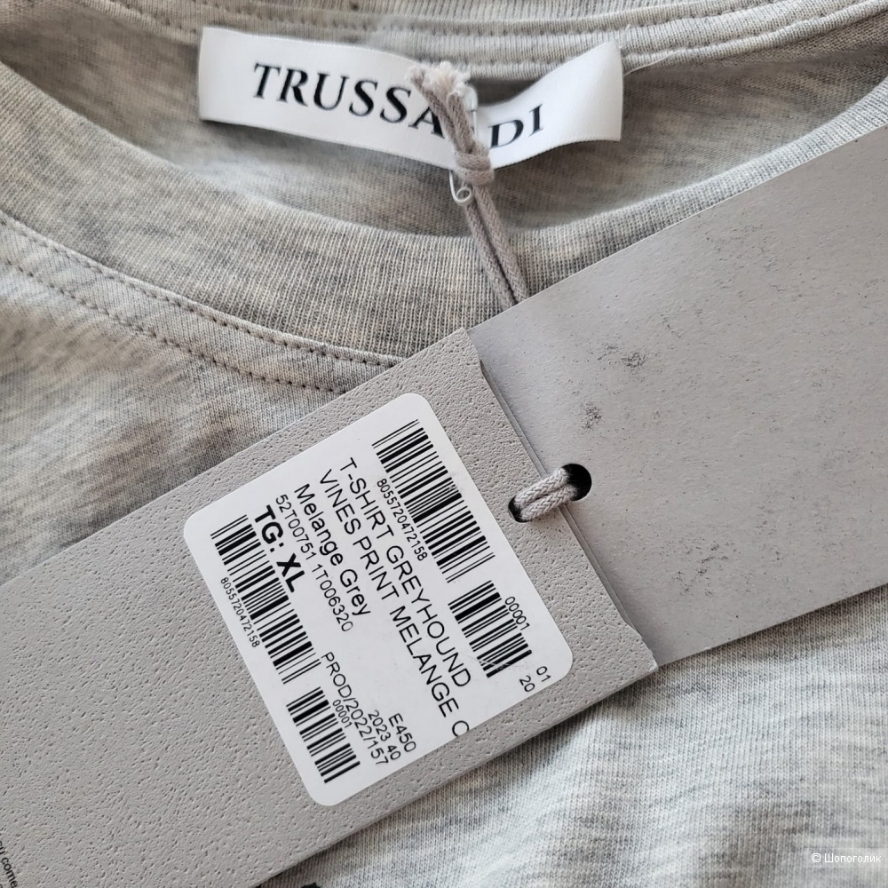 Футболка Trussardi,унисекс,Xl