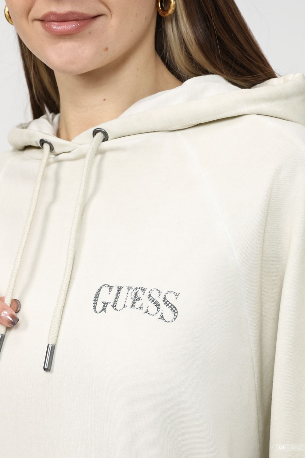 Худи-толстовка-платьк Guess, one size