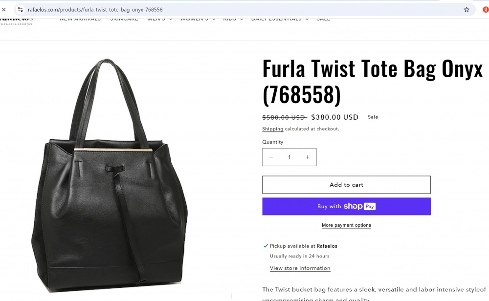 Сумка-тоут женская Furla "Twist", medium.