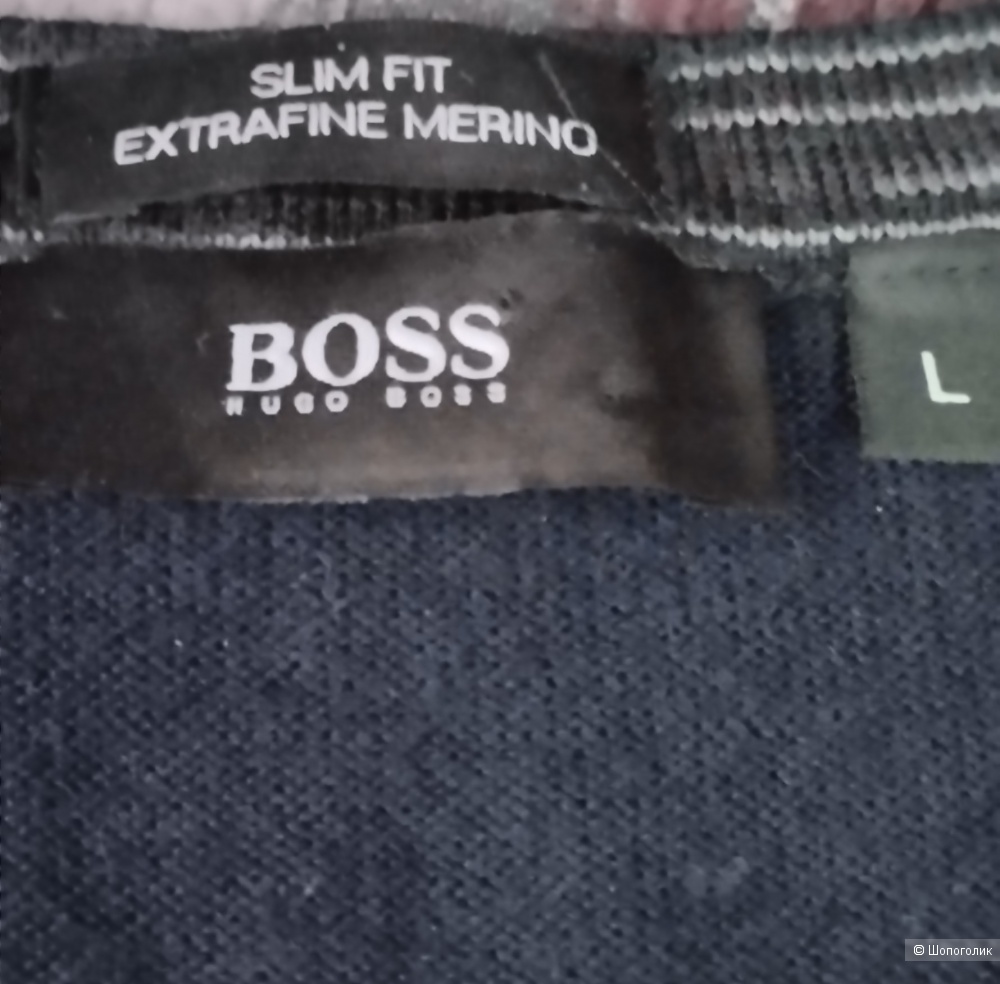 Шерстяной пуловер Hugo Boss, L