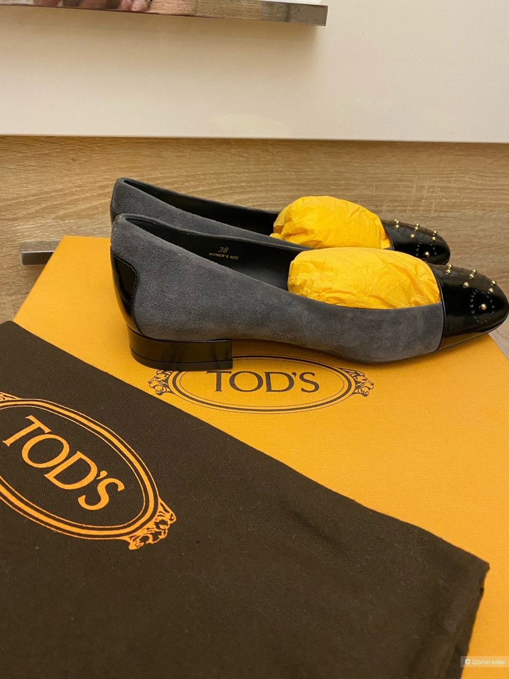 Туфли Tod's. Маркировка 38.