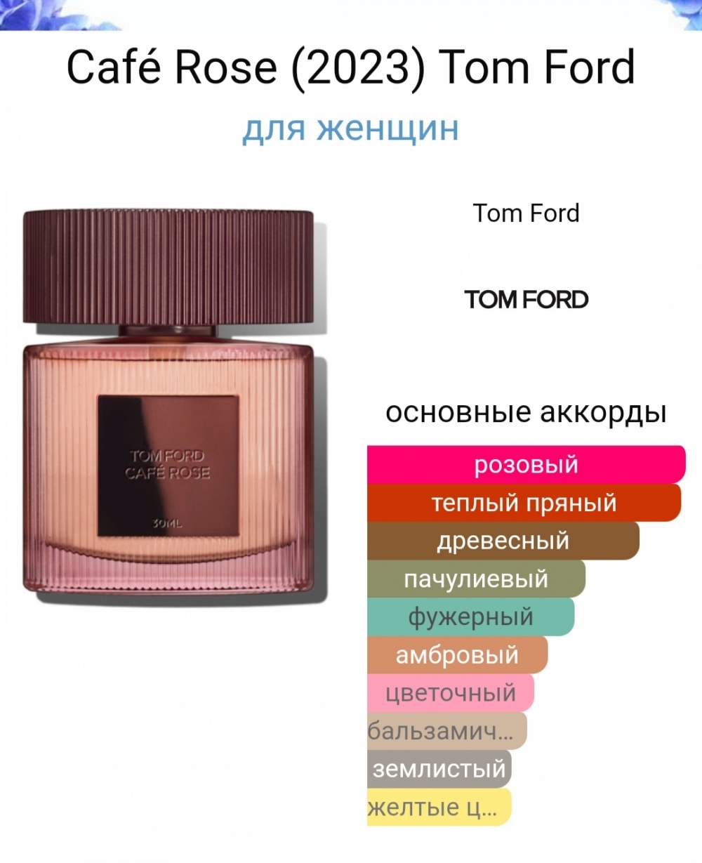 Парфюмерная вода Tom Ford Cafe Rose 100 мл.