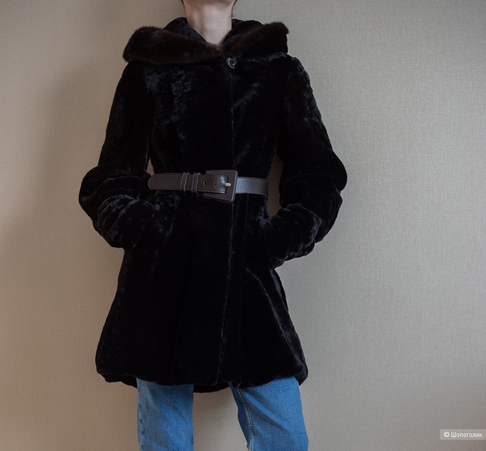 Шуба мутоновая, Elena Furs, XS