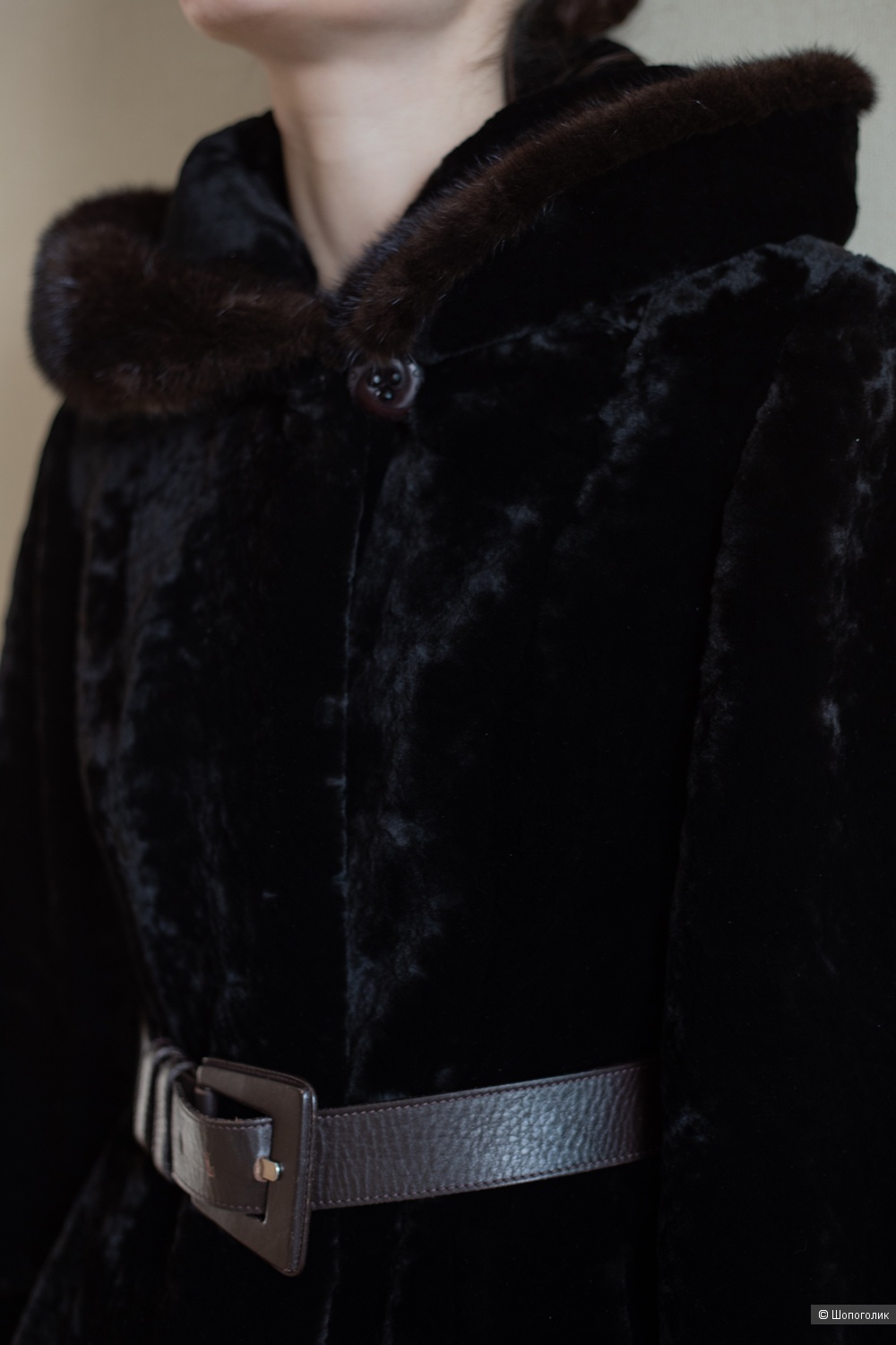 Шуба мутоновая, Elena Furs, XS