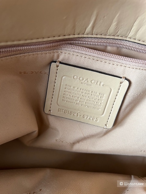 Сумка Coach из натуральной кожи